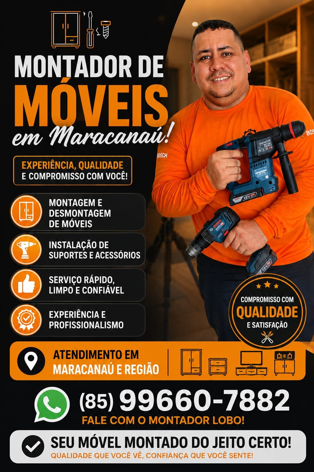 Montador de móveis em Maracanaú CE